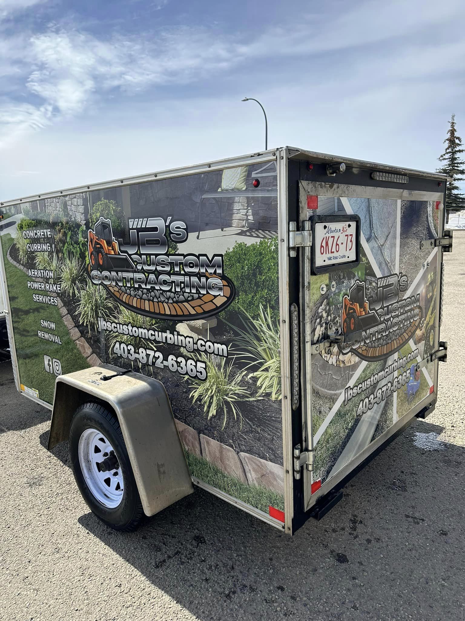 Landscaping Services JB's Custom Curbing Red Deer