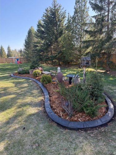 JBs Custom Curbing recent landscaping project.