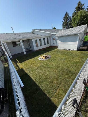 JBs Custom Curbing recent landscaping project.