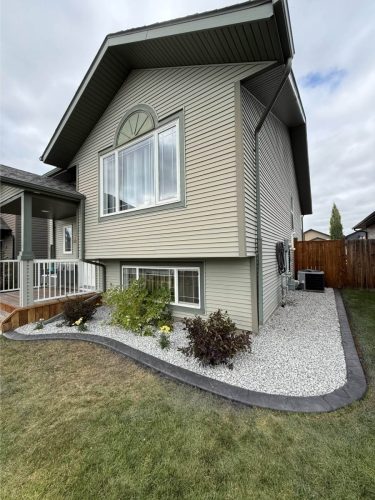 JBs Custom Curbing recent landscaping project.