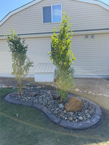 JBs Custom Curbing recent landscaping project.