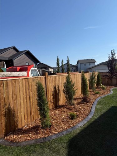 JBs Custom Curbing recent landscaping project.