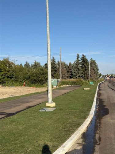 JBs Custom Curbing recent landscaping project.