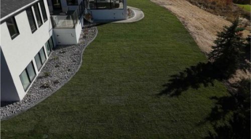 JBs Custom Curbing recent landscaping project.